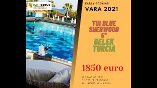 TUI BLUE SHERWOOD BELEK - Charter Avion Turcia 2021