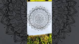 Simple and Easy Mandala Art  for Beginners #Pencil Mandala #mandala art