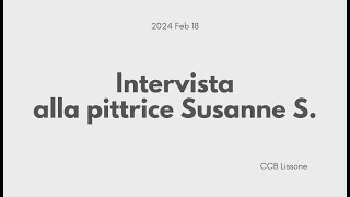 Intervista alla pittrice Susanne S.