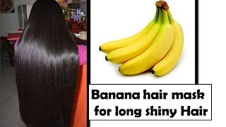 Banana hair mask for shiny & glossy hair |Natural remedy|SNB