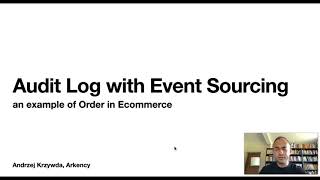 Simple audit log with Event Sourcing - Ecommerce/Order