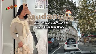 minha vida em Portugal! 🇵🇹 || muitas mudanças acontecendo, trabalho, apartamento, rotina.