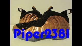 Nike Air Foamposite Copper Retro 2017