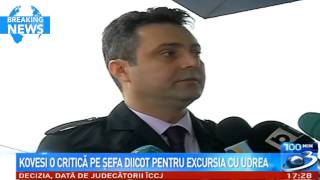 Kovesi o critică pe şefa DIICOT pentru excursia cu Udrea ( HD )