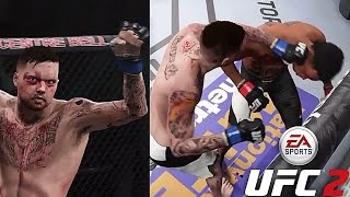 Abdiel Melendez -Vs- Ekiel Casablanca (88 Overall CAF) ☆Ea Sport UFC 2☆