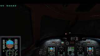 X-Plane 12 Cessna Citation X check list from cold & dark  short executive flight Firenze - Torino