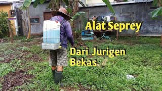 Buat sepray elektrik pakai jurigen bekas