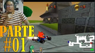 PARTE 1 CRASH TEAM RANCING STREAM TWITCH Mr_Kuaji