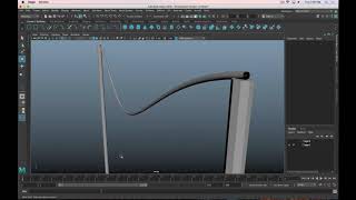 3D Basics in Maya - Extruding Along a Curve