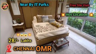 😱😍 ரூ 28 இலச்சம் முதல் அழகிய வீடு 💥| OMR Chennai | Direct Builder | Walkable Distance | 90% Loan 👌