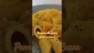 Pennoni alla Zucca 🍽️ Ricetta di Marco Rapo 👨🏻‍🍳 #pasta #food #duegiridolio #shorts #recipe