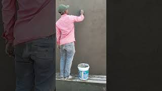 getting spung on wall #shorts #construction #plasterwall #youtubeshorts #foryou #trending