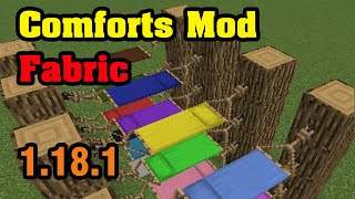 Comforts Fabric Mod 1.18.1 & Tutorial Downloading And Installing For Minecraft