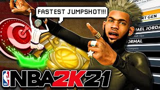 THE FASTEST JUMPSHOT IN NBA 2K21! NO CONTEST HIGHEST GREEN WINDOW AFTER PATCH NBA 2K21 BEST JUMPSHOT