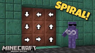 The BEST 3 by 3 SPIRAL DOOR for Minecraft Bedrock 1.21!