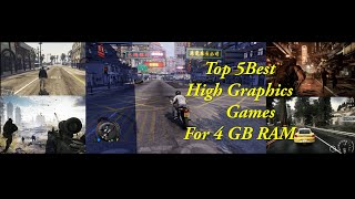 Top 5 Best High Graphic Games for 4GB RAM PCs | Games King