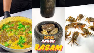 Vayal Nandu Rasam | long video | County Crab Soup {Super Indian Asmr} #shorts