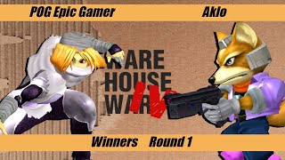 Warehouse War 4 - Top 64 WR1 - POG Epic Gamer (Sheik) vs Nouns | Aklo (Fox)