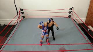 Seth Rollins attacks Kurt Angle (WFW Stop Motion)