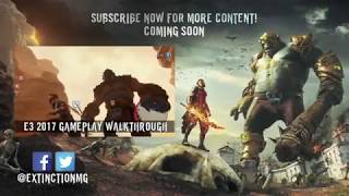 Extinction - Announcement Trailer for PlayStation 4 #top game#