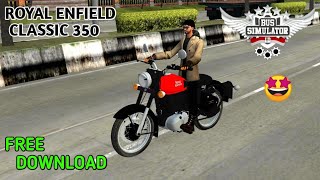 ROYAL ENFIELD CLASSIC 350 FOR BUS SIMULATOR INDONESIA BUSSID FREE DOWNLOAD