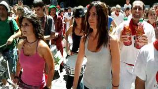 Música callejera San Fermín 2011.