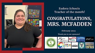 February 2023 Teacher of the Month: Caitlin McFadden