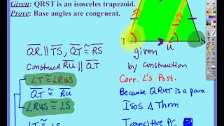 Chapter I - Video #5 (Section 6.5 - Trapezoid & Kite Proofs)