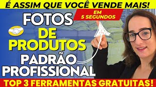 Como criar FOTOS DE CAPA de produtos EM 5 SEGUNDOS no MERCADO LIVRE | TOP 3 FERRAMENTAS GRATUITAS