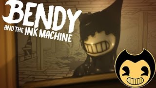 Bendy and the ink machine - бегаем от картонной фигурки