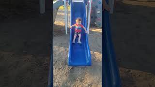 Down the slide #baby #toddler