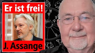 Julian Assange ist frei! Horoskop des WikiLeaks-Gründers zeigt warum gerade jetzt...