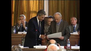 Piero Tempesti discorso memorabile di accettazione della cittadinanza onoraria di Teramo.