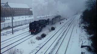 'Farewell Tour' 70013 'Oliver Cromwell' Erupts out of Bedford | THE YORKSHIREMAN 03/03/18