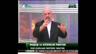 19 10 2012 doğuş ve aydınlık partisi genel başkanı dursunali bacioğlu