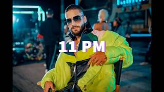 Maluma - 11 PM (Lyrics/Letra)