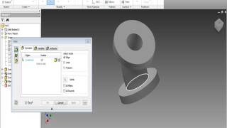 use loft  PART DRAWING in INVENTOR