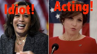 Veep (Selina Meyer) Vs Kamala Harris! Side-by-Side Lunacy!