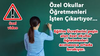 Özel okullar ve Korono günleri