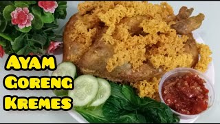 Resep Ayam Goreng Kremes, anti gagal, renyah dan enak#ayamgoreng #ayamgorengkremes