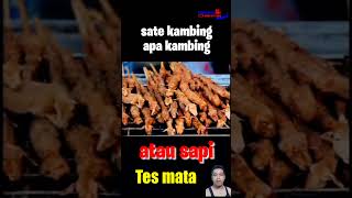 Sate kambing hidup #food #kulinerfood #streetfood #kulineraneh #kulinermakanan