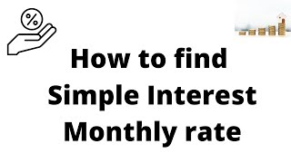 How to find simple interest monthly | માસ આધારિત સાદું વ્યાજ શોધવું | what is simple interest