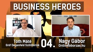 ONLINE BORKÓSTOLÓ - TÓTH MÁTÉ - BUSINESS HEROES - OnlineToborzás.hu