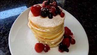 Tortitas Americanas Fáciles y Esponjosas!! Pancakes o hot cakes! Tus recetas de cocina