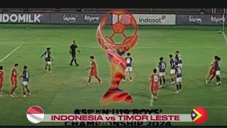 🔴 LIVE AFFU19 : INDONESIA  vs TIMOR LESTE