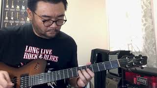 Godin xTSA Light Burst Demo - Goodbye To Love Outro solo