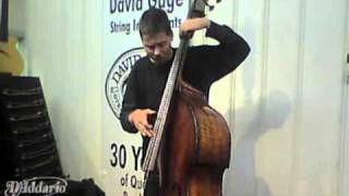 Jiri Slavik with a Pizzicato Improvisation on the Upright B