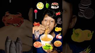 Emoji Food Eating Challenge 🥵||Noodles🍜lolipop,🍭Chocolate,🍩,🌶️🍳🥭🎂#shorts #food  #youtubeshorts