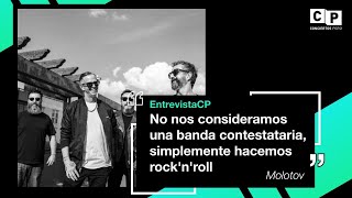 #EntrevistaCP Molotov: No nos consideramos una banda contestataria, simplemente hacemos rock'n'roll