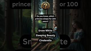 Enchanted Slumber: Which Princess Sleeps for 100 Years? 👸 #shorts #riddles #fairytales #quiz